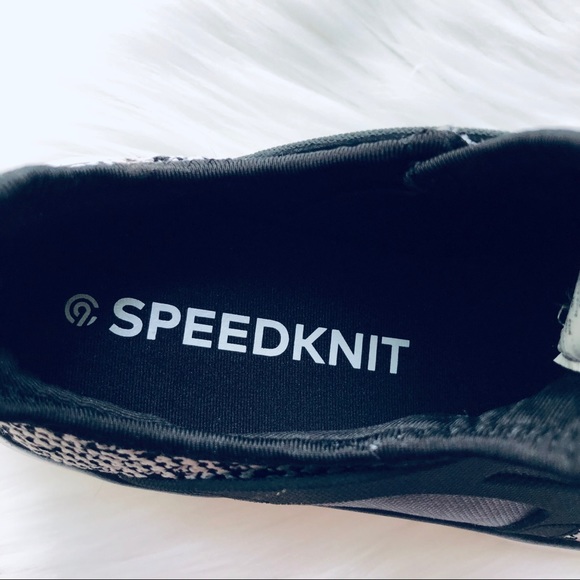 TRADED Black & White Knit Boutique Sneaker 👟 NWOT - Picture 2 of 9